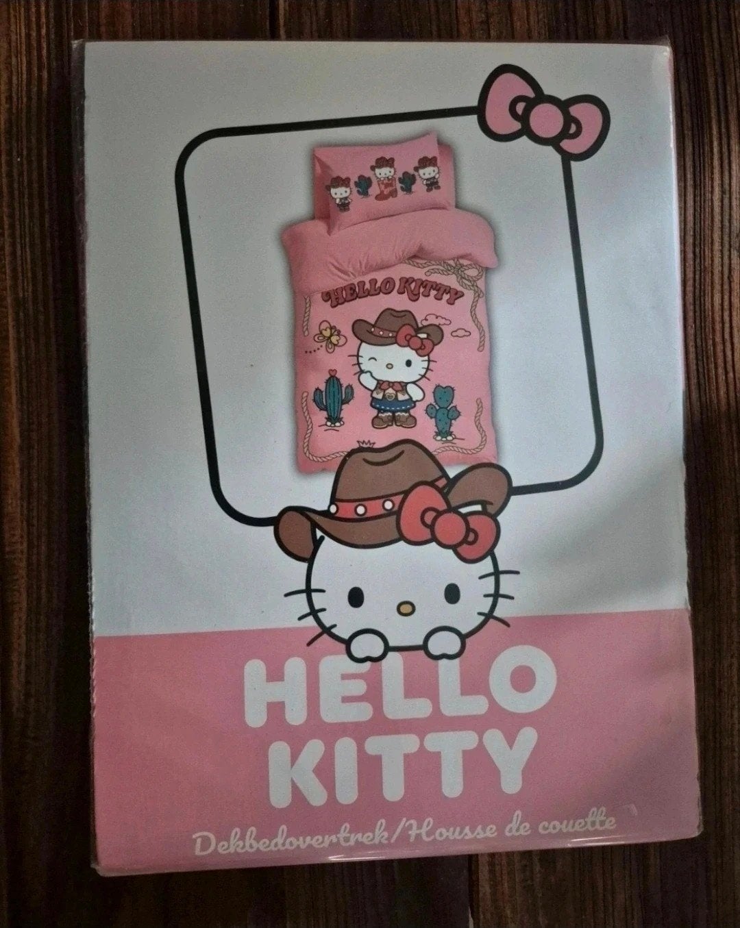 Nieuw Hello Kitty Dekbedovertrek 140x200 cm, Huis en Inrichting, Eenpersoons, Dekbedovertrek, Katoen, Nieuw