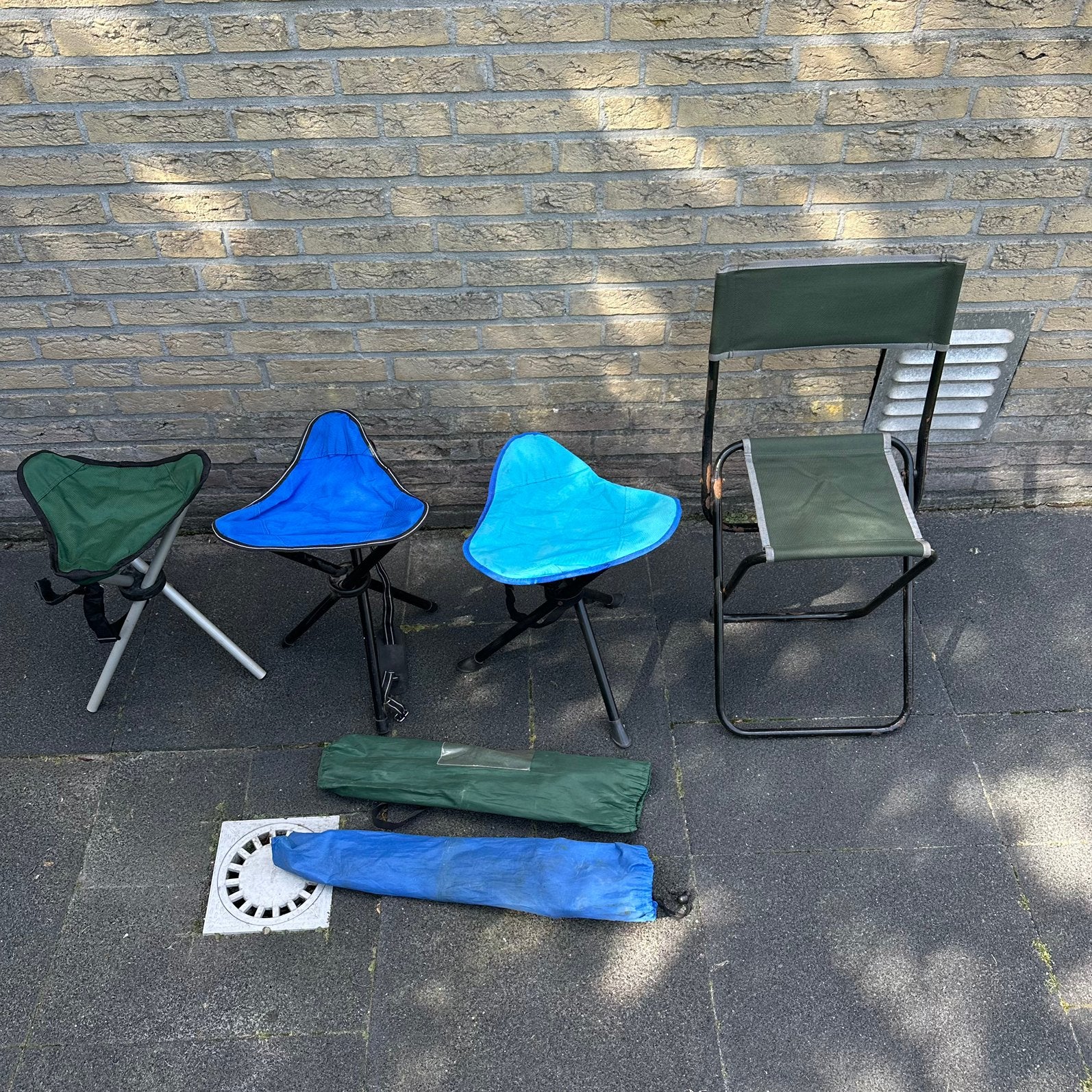 4x vis stoeltjes, Watersport en Boten, Ophalen, Zo goed als nieuw