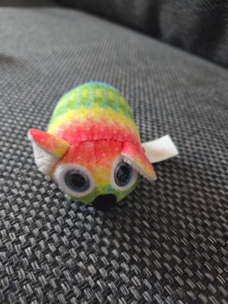 Ty Beanie Boo's Muis Regenboog Klein (McDonald's), Kinderen en Baby's, Speelgoed | Knuffels en Pluche, Muis, Ophalen of Verzenden