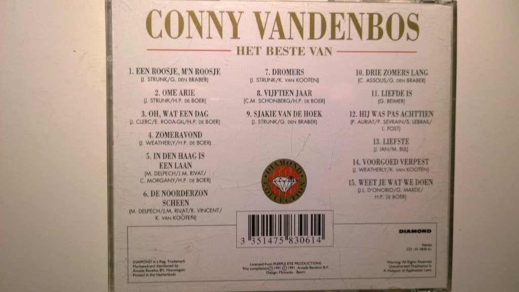 Conny Vandenbos - De Beste Van, Ophalen of Verzenden, Zo goed als nieuw, Pop, Album