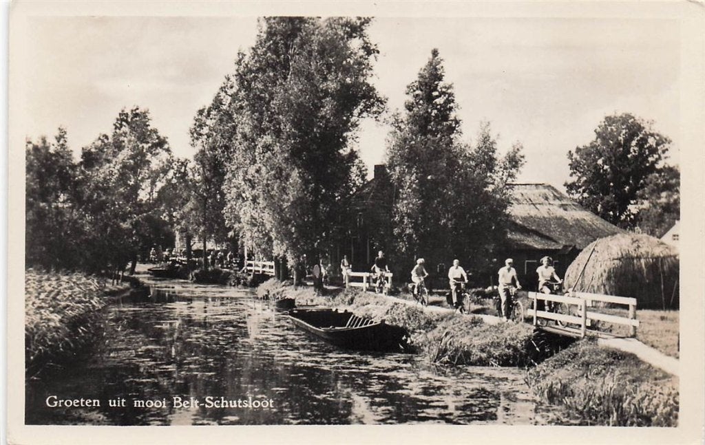 702-101-027 Groeten Uit Mooi Belt-Schutsloot, Ophalen of Verzenden, Voor 1920, Overijssel