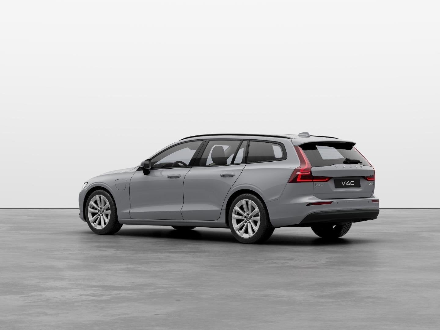 Volvo V60 T6 Plug-in hybrid AWD Essential | Apple Carplay |, Automaat, Stof, 4 cilinders, Zilver of Grijs