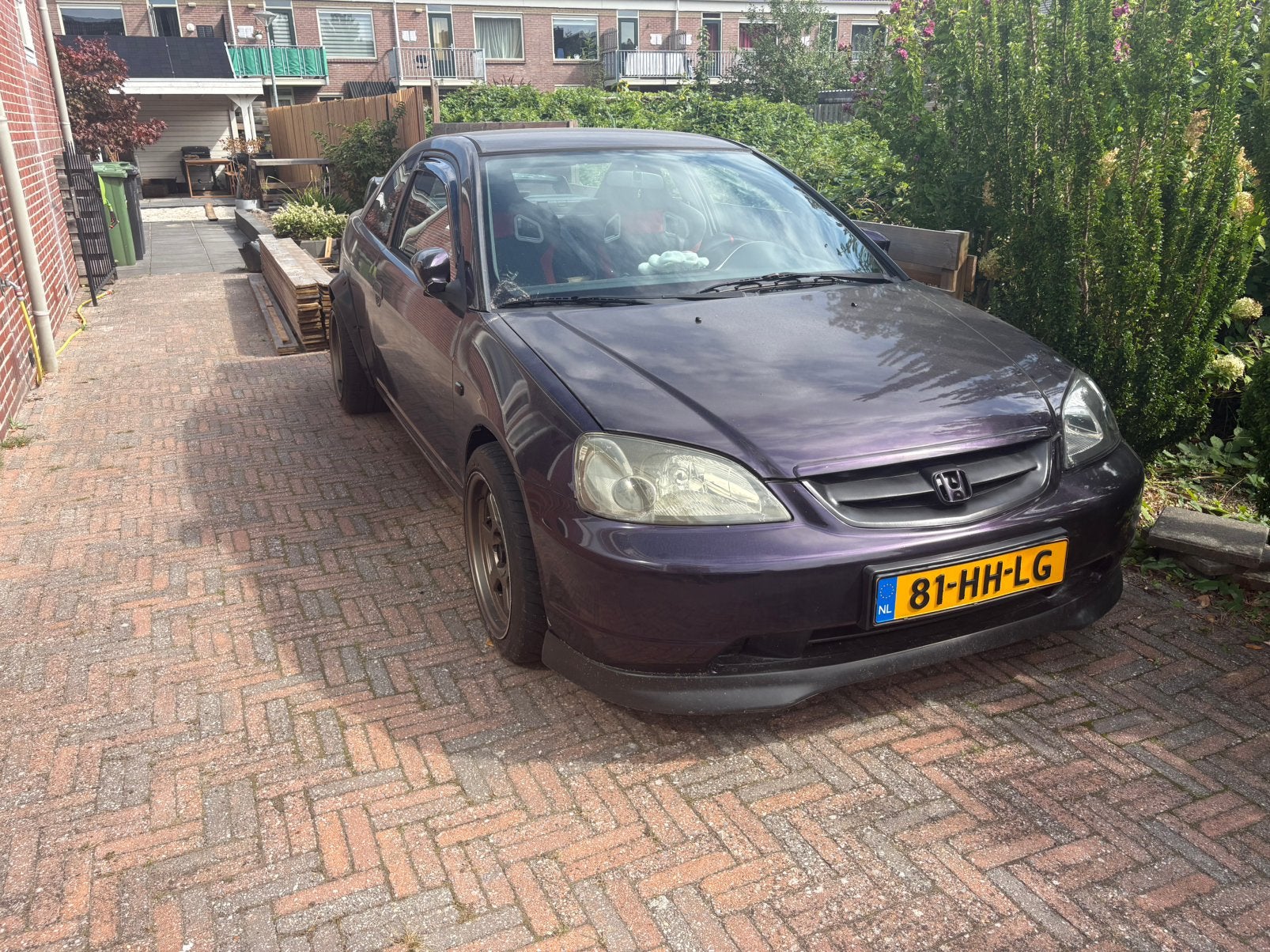 Honda Civic 1.7 I Coupe LS 2001 Project, Auto's, Voorwielaandrijving, 40 €/maand, 1073 kg, 1200 kg