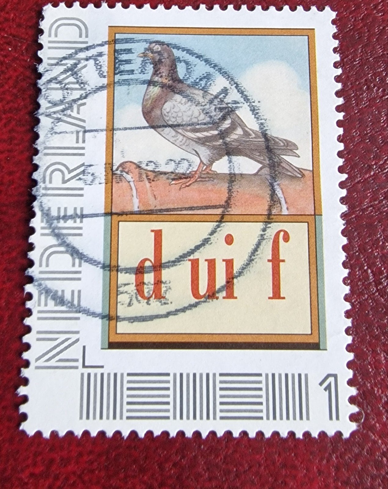 kv634 persoonlijke postzegel - duif, Postzegels en Munten, Postzegels | Nederland, Ophalen of Verzenden, Na 1940, Gestempeld