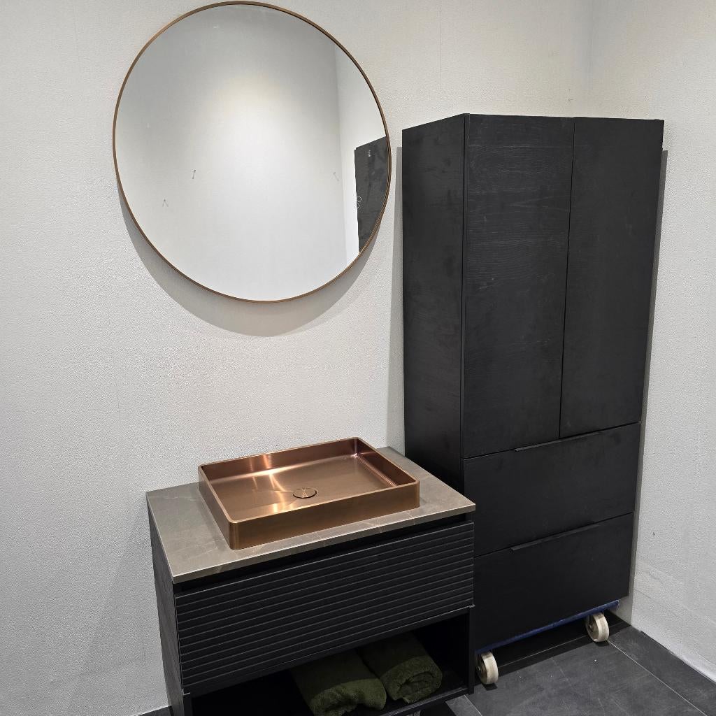 Badmeubel 80 cm met hoge kast 70 cm - showmodel