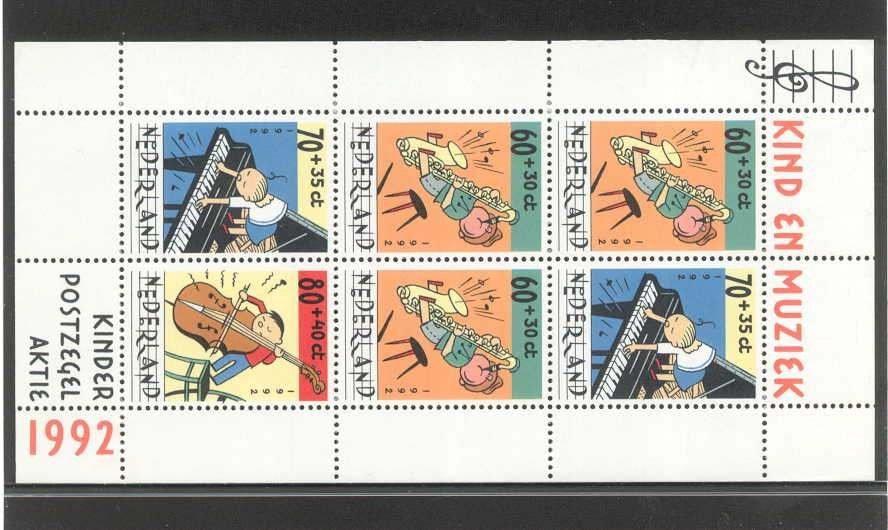 Nederland nr. 1541 Blok Kinderzegels 1992 postfris, Ophalen of Verzenden, Na 1940, Postfris