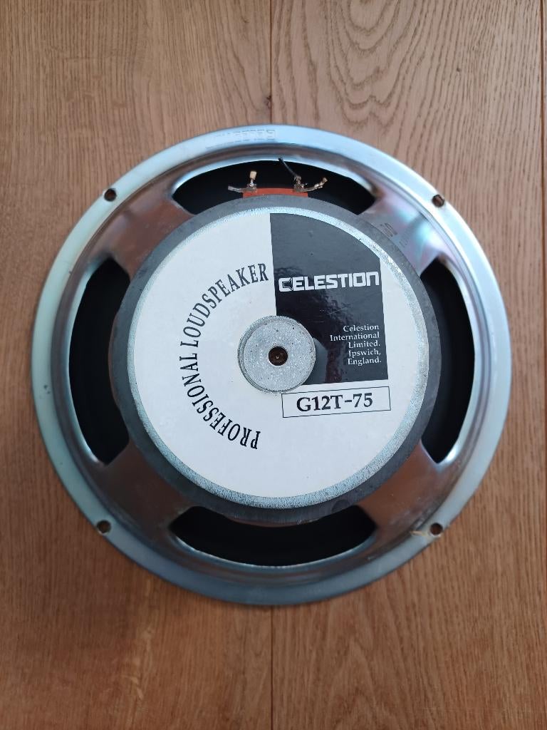 Celestion G12T-75 16 ohm speaker, Audio, Tv en Foto, Luidsprekers, Gebruikt, Overige typen, 60 tot 120 watt, Overige merken, Ophalen of Verzenden