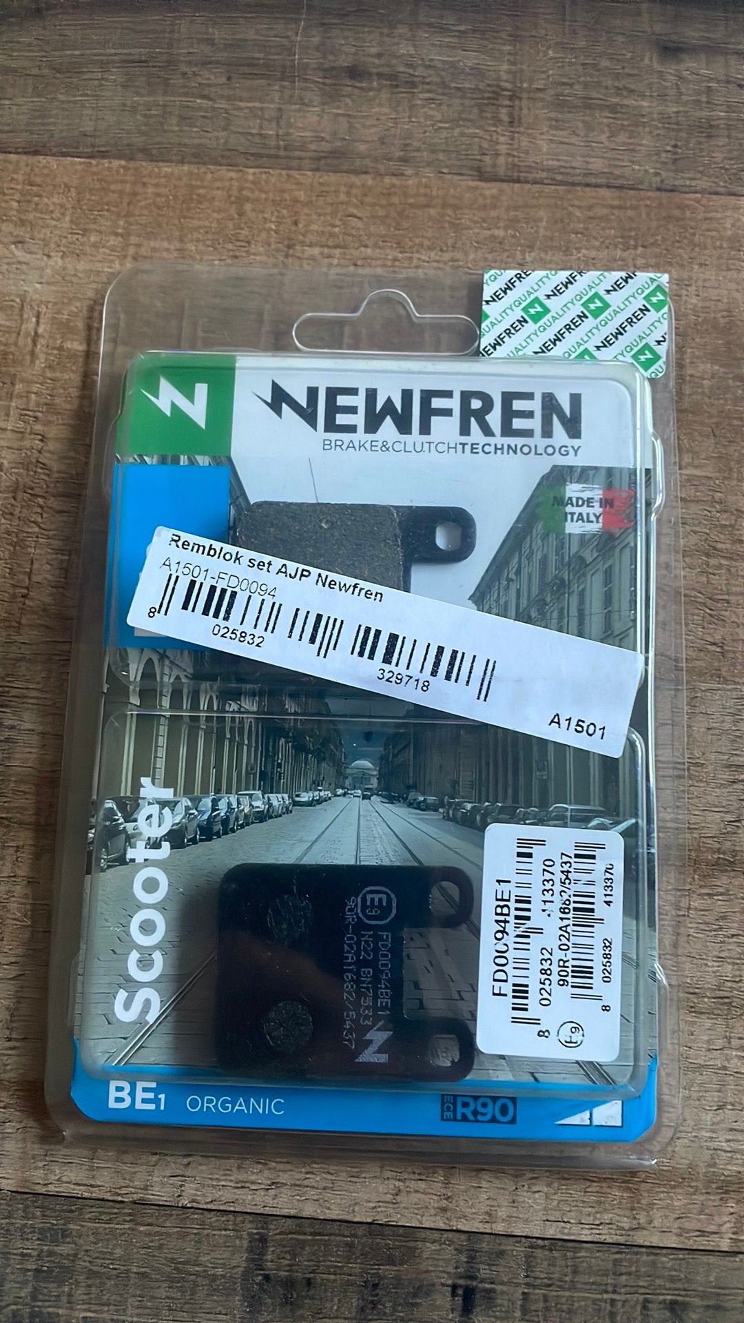 Remblokkenset achterrem schakelbrommer, Ophalen of Verzenden, Zo goed als nieuw