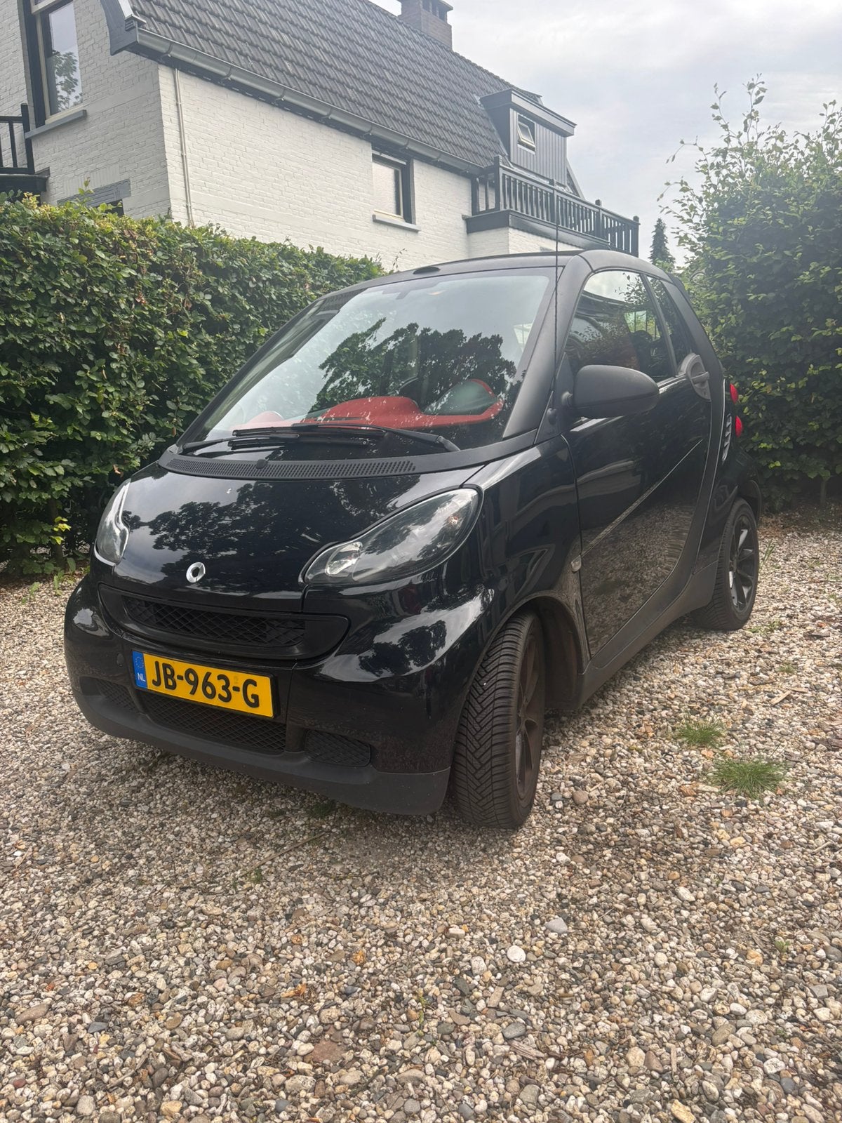 Smart ForTwo 1.0 52KW Cabrio MHD AUTOMAAT airco 2013 Zwart