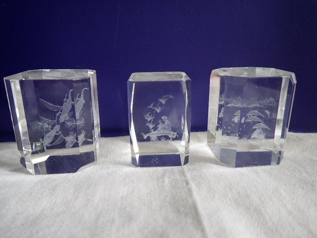 Drie mooie glasobjectjes, Verzenden