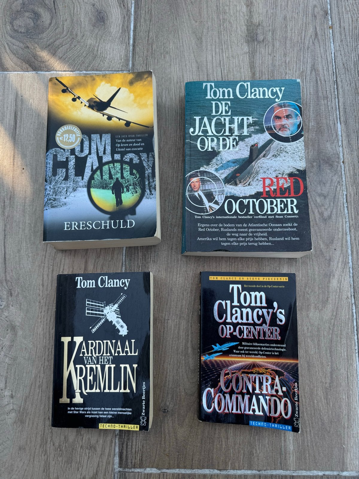 Tom Clancy boeken, o.a: De Jacht op Red October, Ereschuld, Boeken, Ophalen of Verzenden, Gelezen, Nederland