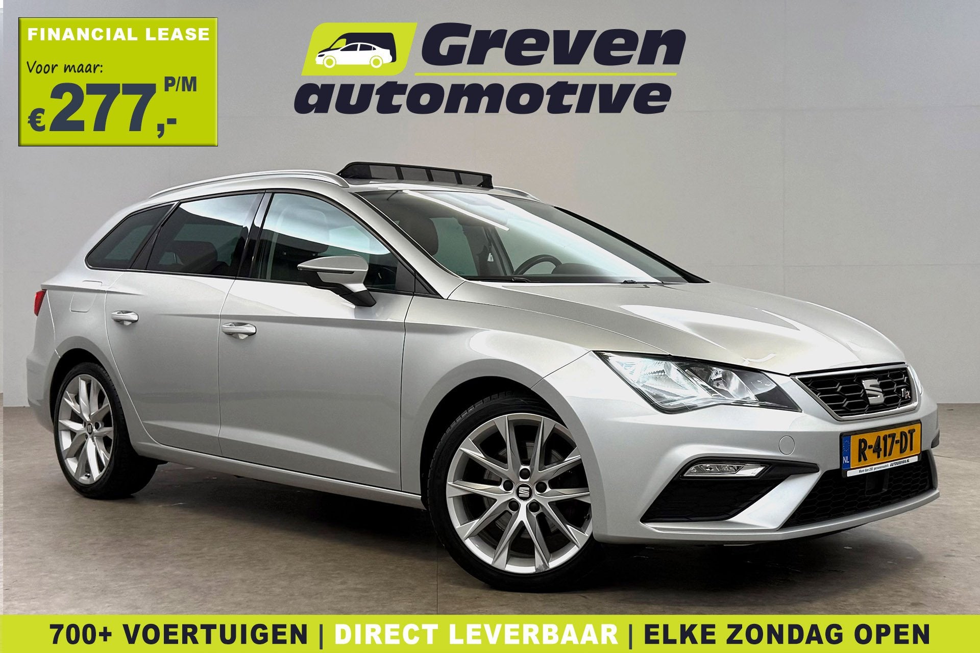 SEAT Leon 1.8 TSI FR Business Intense 180PK | Pano | Sfeer |, Auto's, 1272 kg, Gebruikt, 4 cilinders, Automatische klimaatregeling