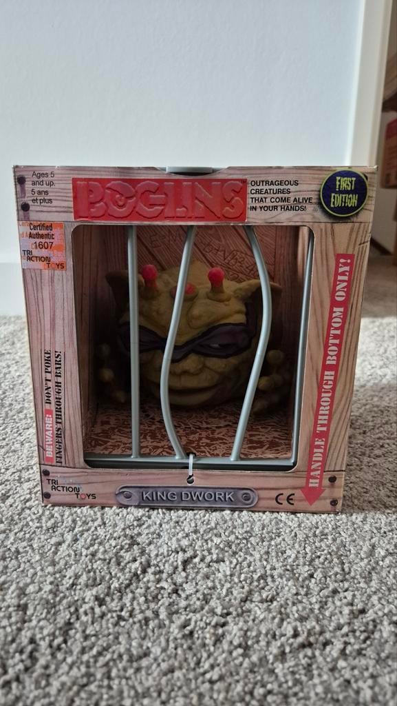 Boglins King Dwork Red Eyes First Edition, Verzamelen, Poppetjes en Figuurtjes, Verzenden, Nieuw