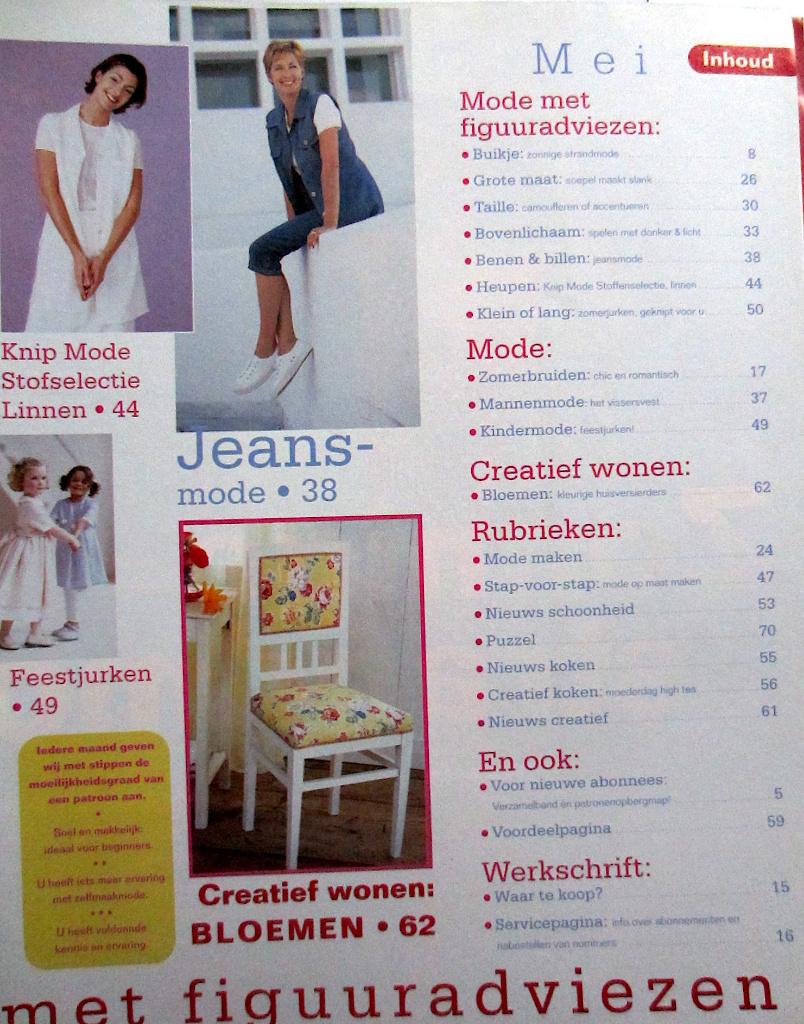 3 x knipmode 2000 de nrs februari, mei en september, Overige typen, Verzenden, Vrouw, Zo goed als nieuw