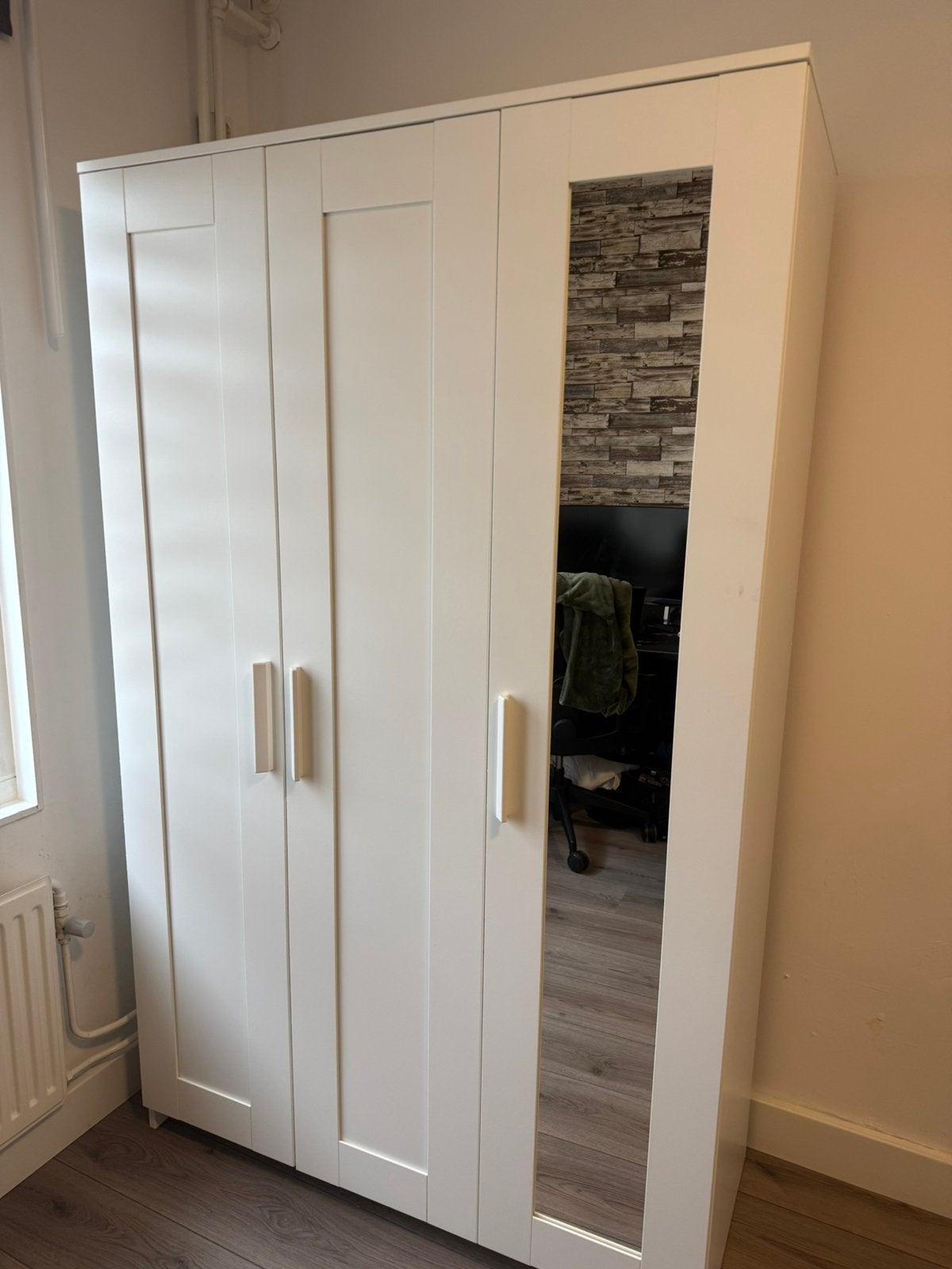 Ikea brimnes kledingkast wit, Ophalen, 50 tot 100 cm, Zo goed als nieuw, 150 tot 200 cm