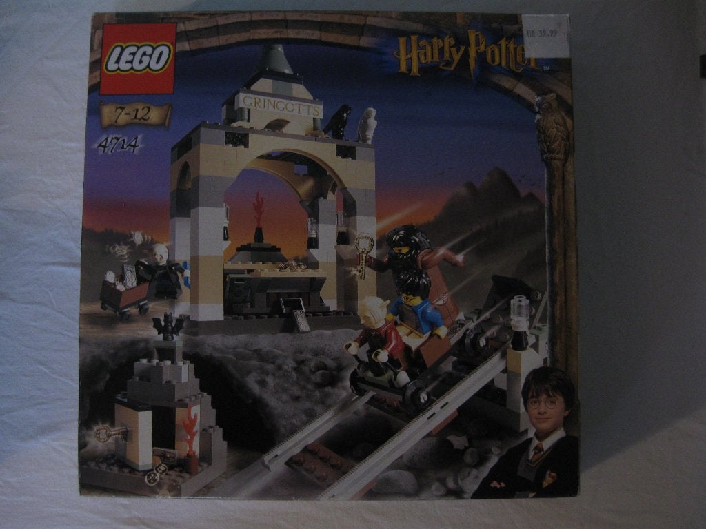Vintage Lego Harry Potter 4714 "Gringotts" 1e versie., Lego, Harry Potter, Ophalen of Verzenden, Zo goed als nieuw