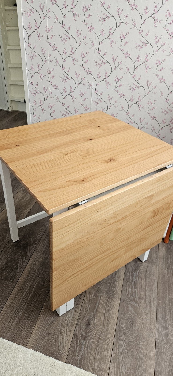 IKEA Norden Klaptafel - Grenenhout, Wit, Huis en Inrichting, 50 tot 100 cm, 100 tot 150 cm, Modern, Scandinavisch, Functioneel