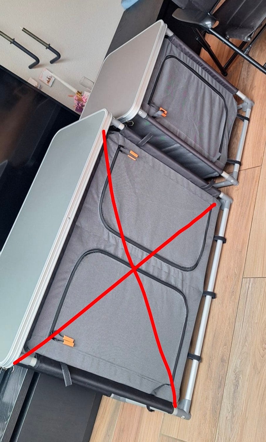 Obelink campingkast, Caravans en Kamperen, Ophalen, Zo goed als nieuw, Campingkast