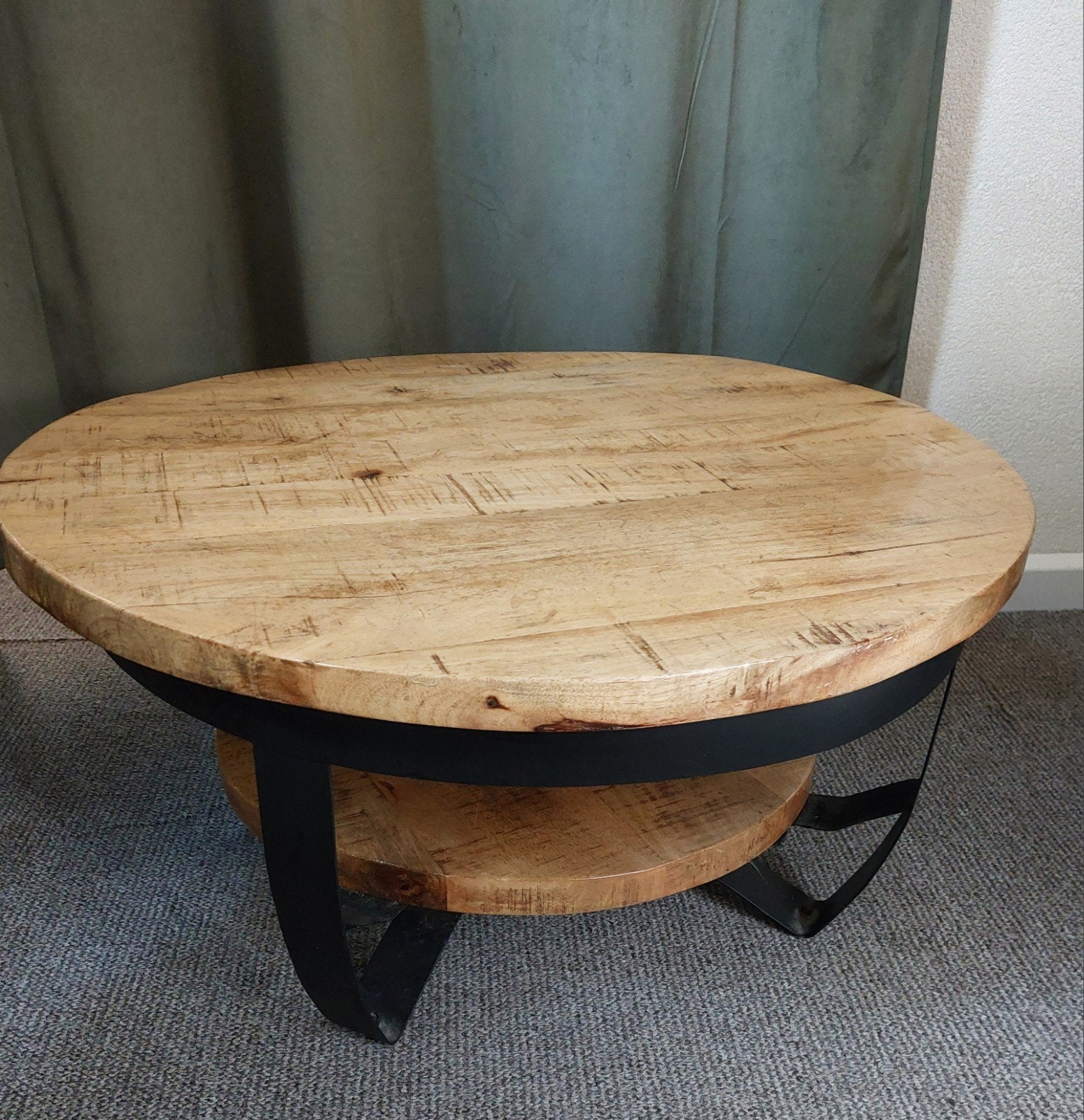 Salon (bijzet)tafeltje, Ophalen, Rond, 50 tot 100 cm, 50 tot 100 cm