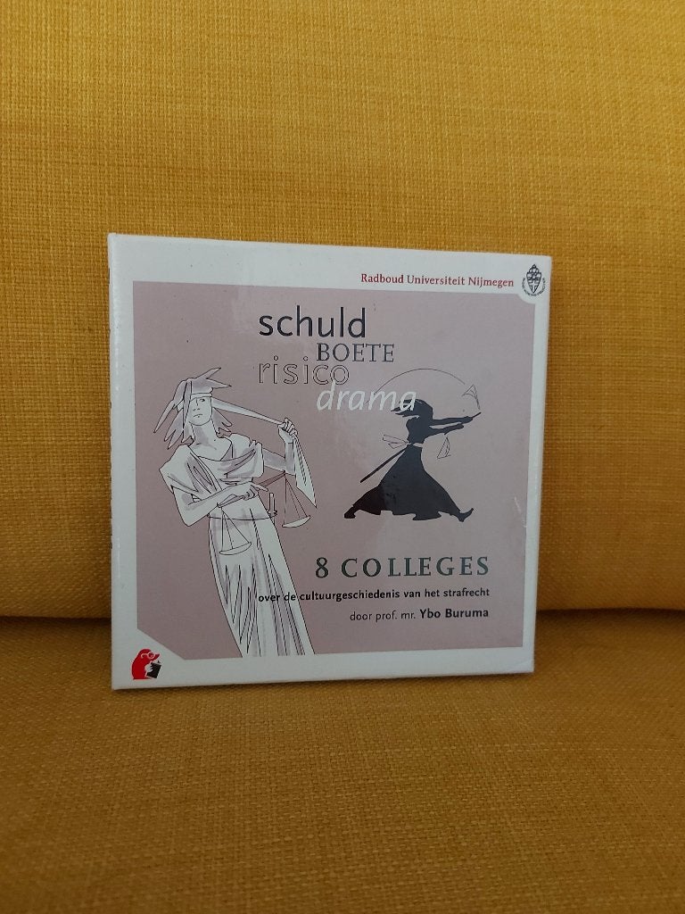 Schuld boete risico drama Hoorcollege Strafrecht Ybo Buruma., Ophalen of Verzenden, Cd