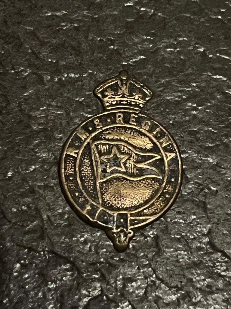 Marine Embleem R.M. & REGINA (Militaria), Verzenden, Marine, Engeland, Embleem of Badge