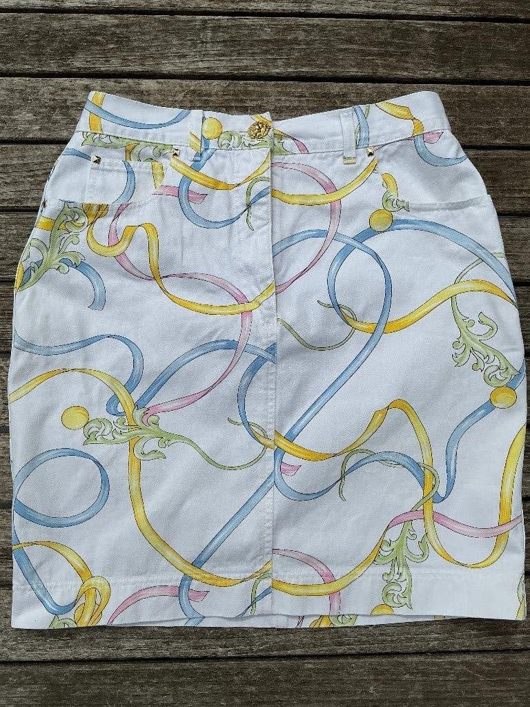 Denim rok van Laurèl, maat 42/40, Kleding | Dames, Rokken, Maat 42/44 (L), Zo goed als nieuw, Boven de knie, Verzenden