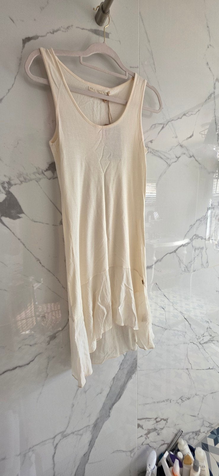 Isla Ibiza Bonita Top - Zwart & Crème - Maat S nieuw, Kleding | Dames, Isla Ibiza Bonita, Verzenden, Zwart, Zo goed als nieuw
