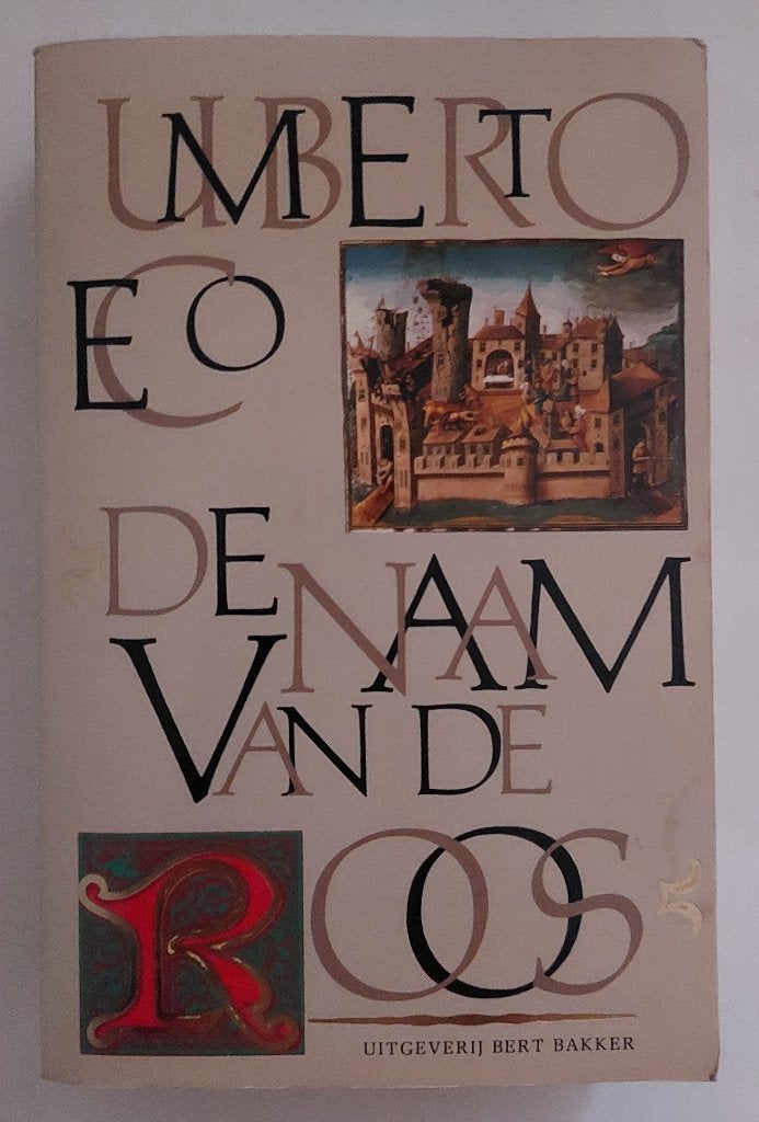 De naam van de roos, Umberto Eco, Ophalen of Verzenden, Zo goed als nieuw, Umberto Eco
