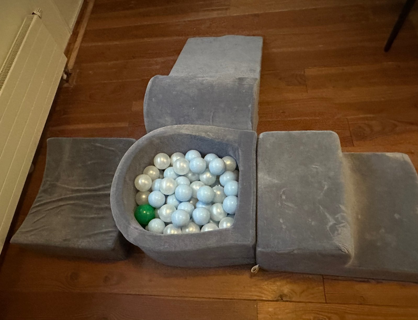 MeowBaby foam speelset / klimset met ballenbak + ballen, Ophalen, Gebruikt
