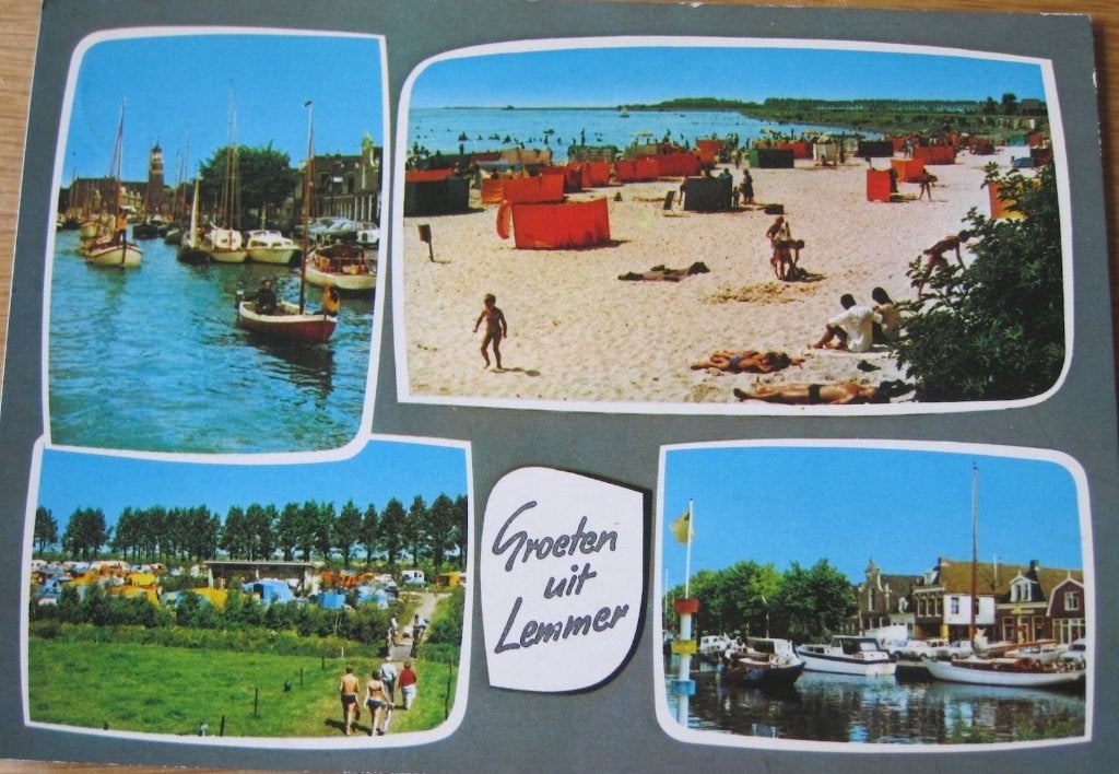 Groeten uit Lemmer - zestiger jaren, Ophalen of Verzenden, 1960 tot 1980, Gelopen, Friesland