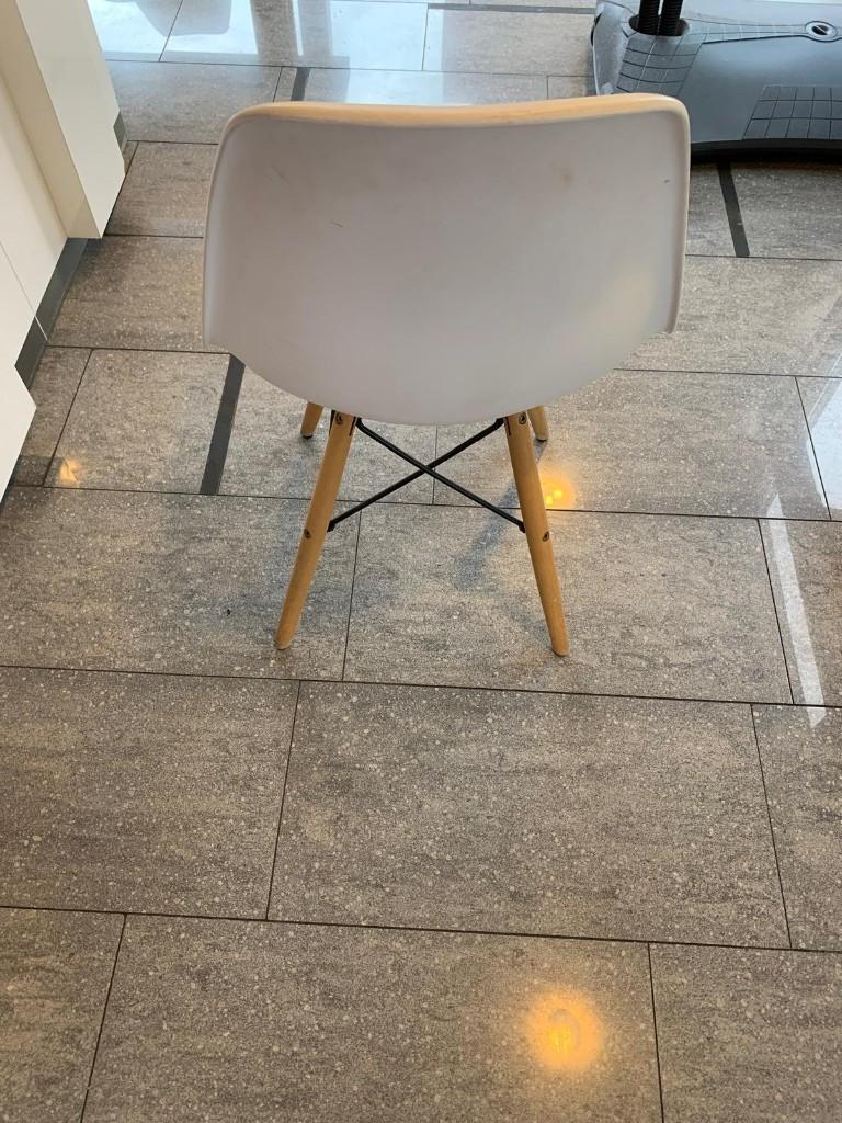 Moderne stoel (4x), Gebruikt, Wit, Vier, Modern