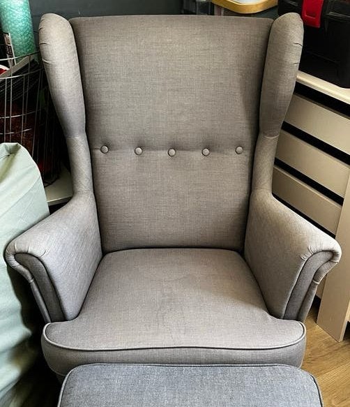 Ikea Strandmon oorfauteuil, Ophalen, Gebruikt, 75 tot 100 cm