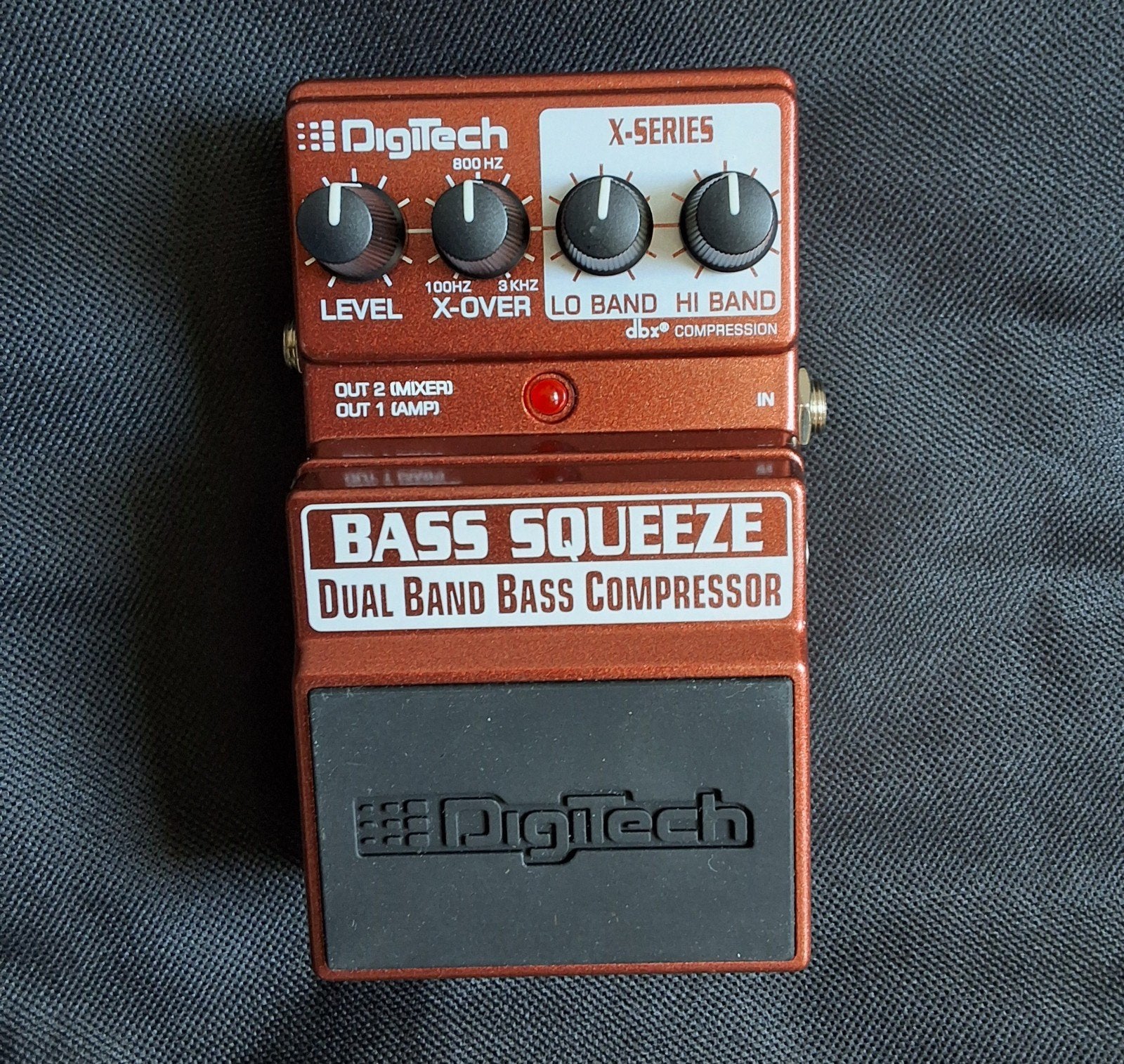 Digitech Bass Squeeze compressor basgitaar effect pedaal, Ophalen of Verzenden, Zo goed als nieuw, Compressor