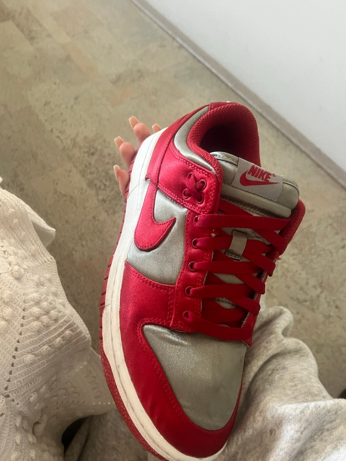 Nike sneakers maat 39 unisex, Kleding | Dames, Ophalen of Verzenden, Gedragen, Rood, Sneakers of Gympen