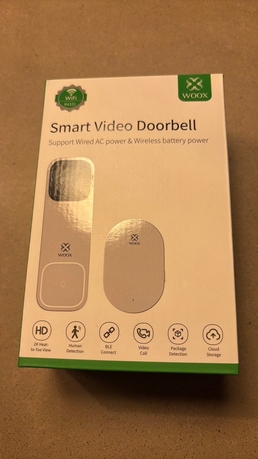 Woox smart video doorbell, Ophalen of Verzenden