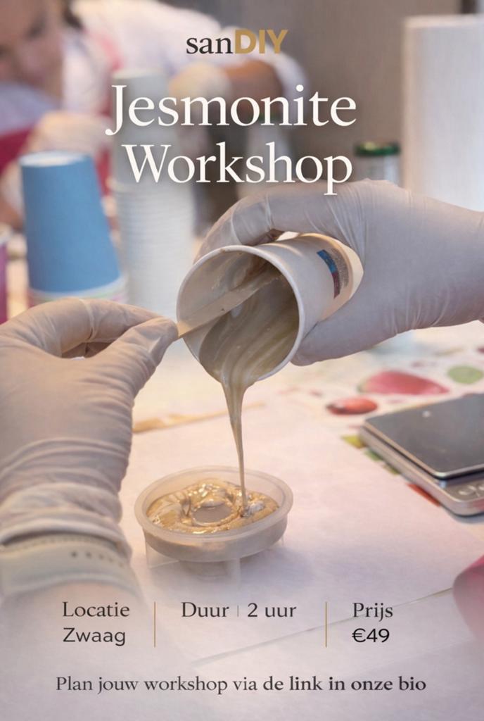 Jesmonite workshop in Zwaag, Hobby en Vrije tijd, Knutselen, Ophalen