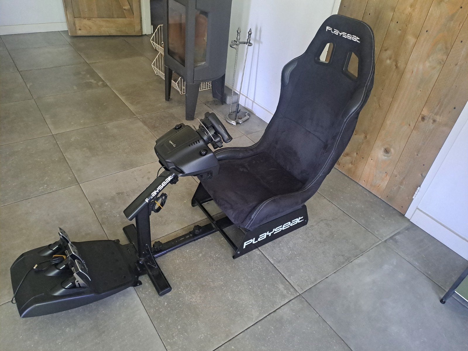 Playseat+logitech g29 extra f1 stuur en pedalen, Ophalen, Zo goed als nieuw, Playseat of Racestoel