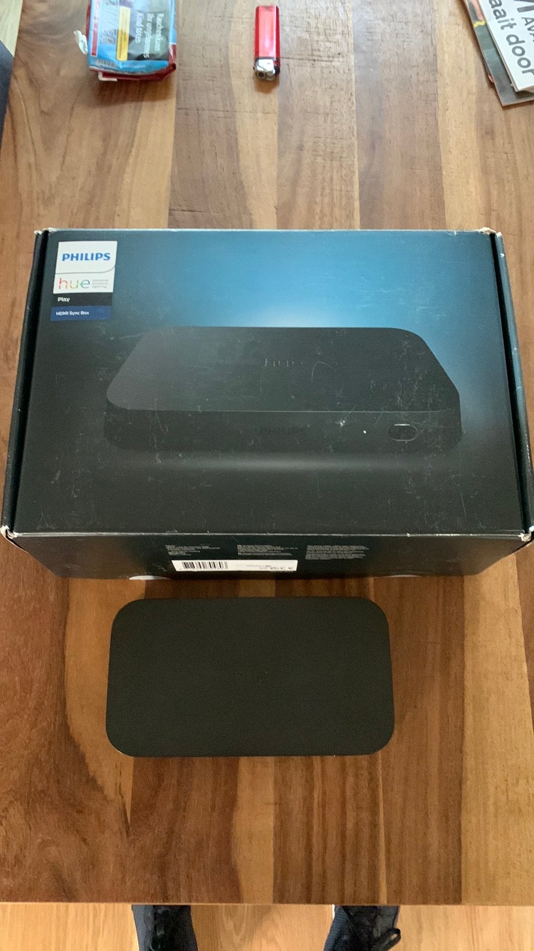 Philips hue play Syncbox 4K, Ophalen of Verzenden, Gebruikt