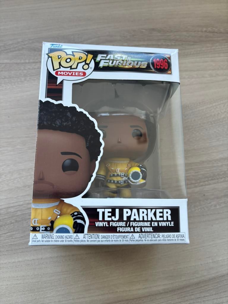 Funko Pop! Fast & Furious Tej Parker #1996 25 Years Edition, Verzamelen, Poppetjes en Figuurtjes, Funko Europe, Nieuw, Ophalen of Verzenden