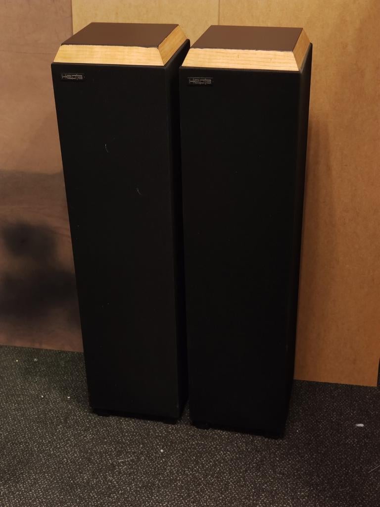 Hepta Select luidsprekers – nette staat, werken perfect, Ophalen, 60 tot 120 watt, Front, Rear of Stereo speakers, Overige merken