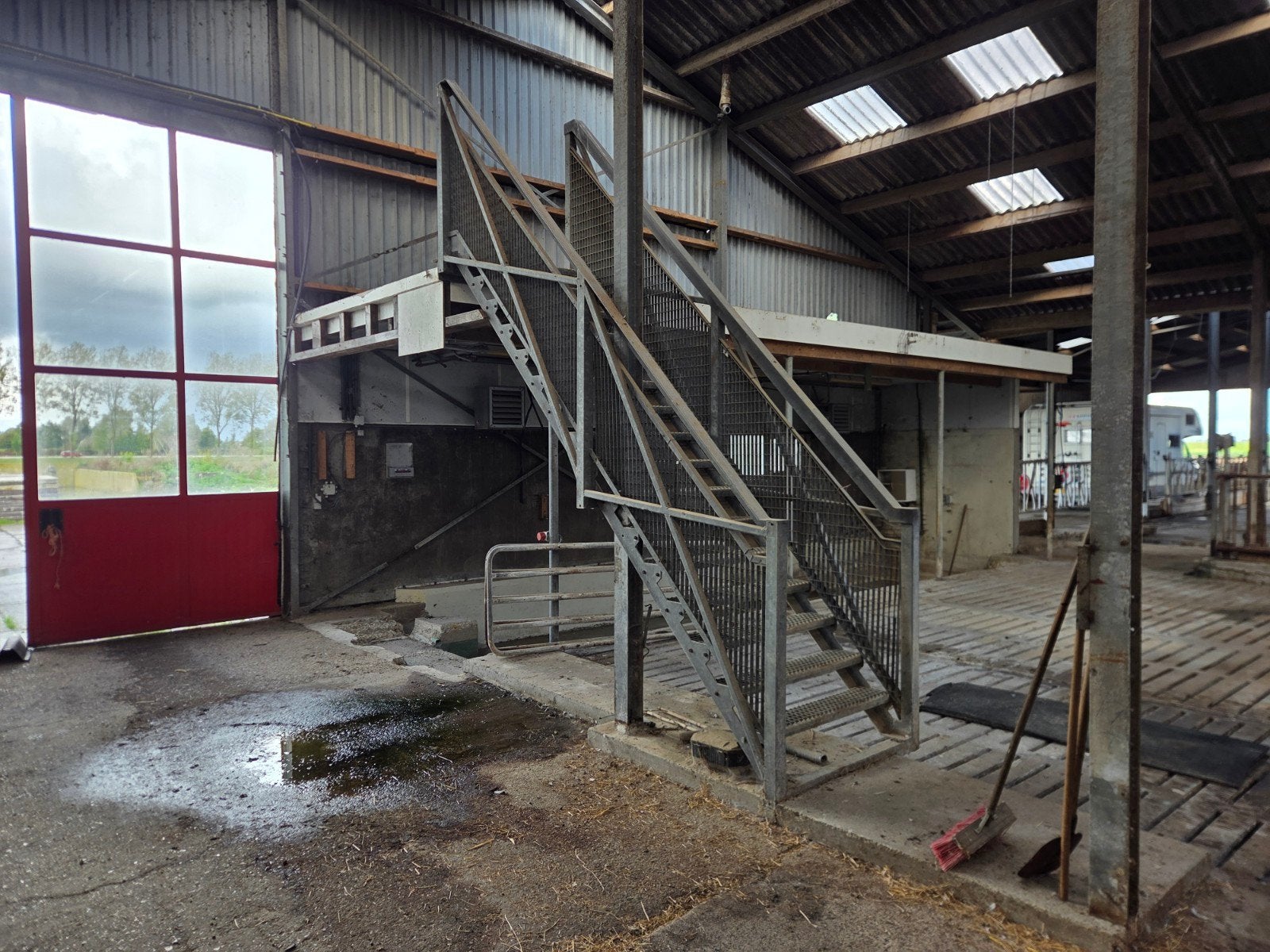 gegalvaniseerde trap, Doe-het-zelf en Verbouw, Ophalen, Gebruikt, Trap, 2 tot 4 meter