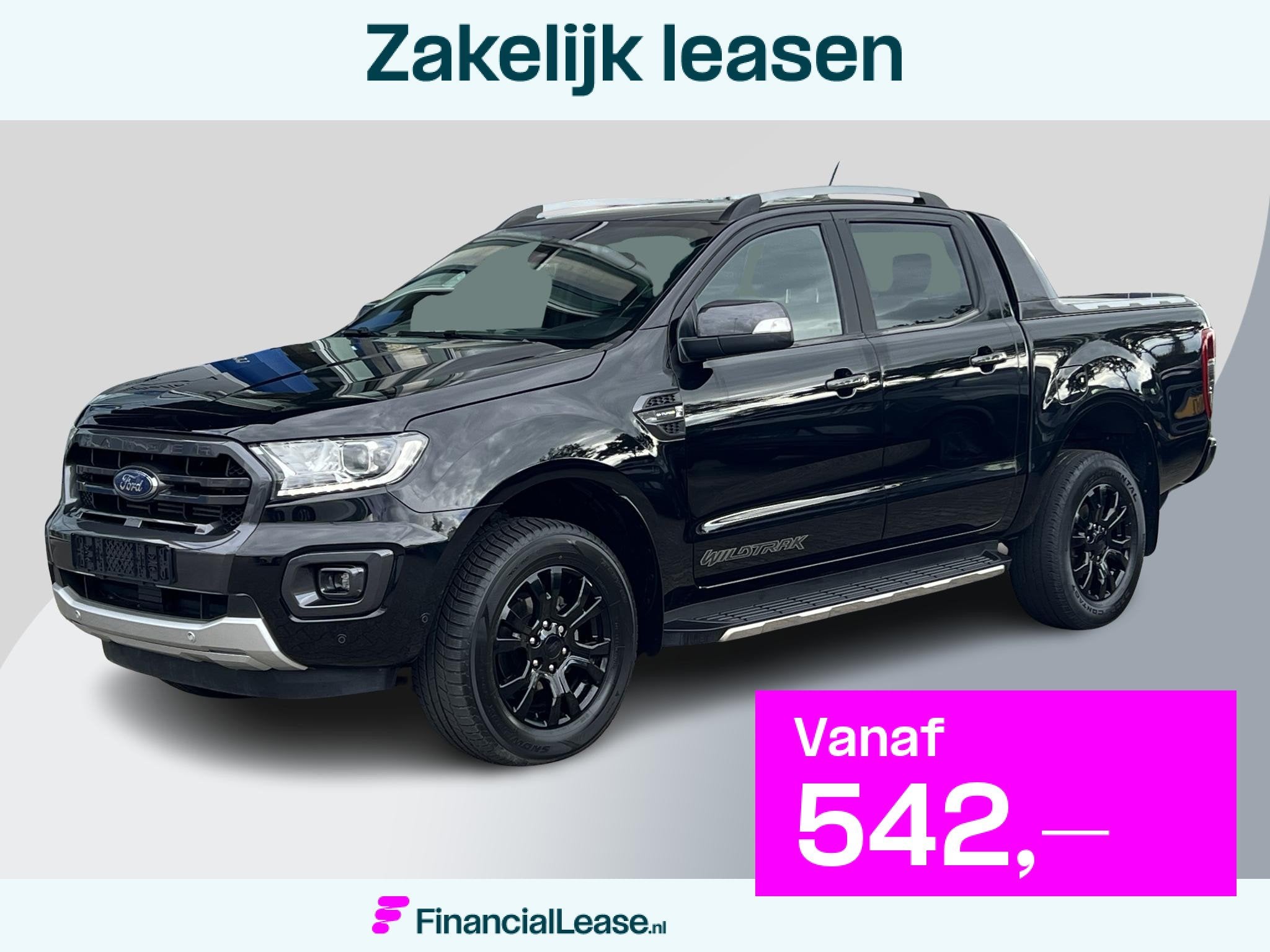 Ford Ranger 2.0 EcoBlue Wildtrak | SCI | 214pk Automaat | Ad, Automaat, Gebruikt, 4 cilinders, Leder en Stof
