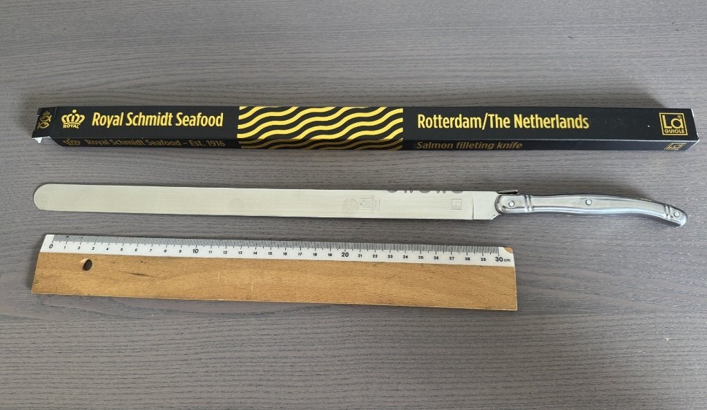 Zalm fileermes, Los bestek, Nieuw, Ophalen of Verzenden, Rvs of Chroom