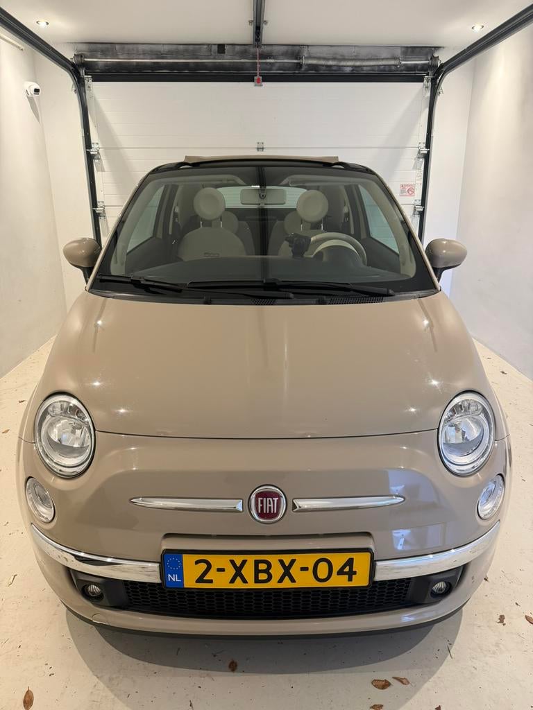 Fiat 500 0.9 Twinair AUT 2014, Auto's, Fiat, 31 €/maand, Beige, Overige kleuren, 26 km/l