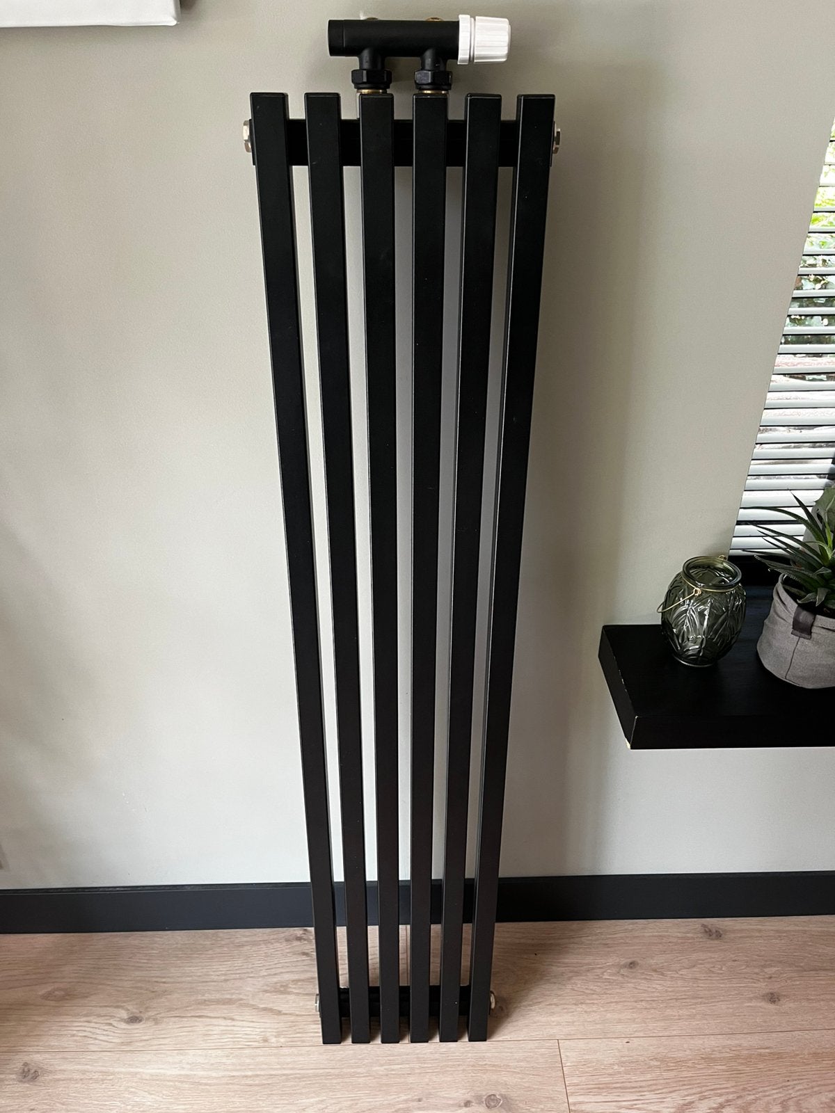 Radiator zwart 120x25, Ophalen, Radiator, Minder dan 60 cm, Zo goed als nieuw