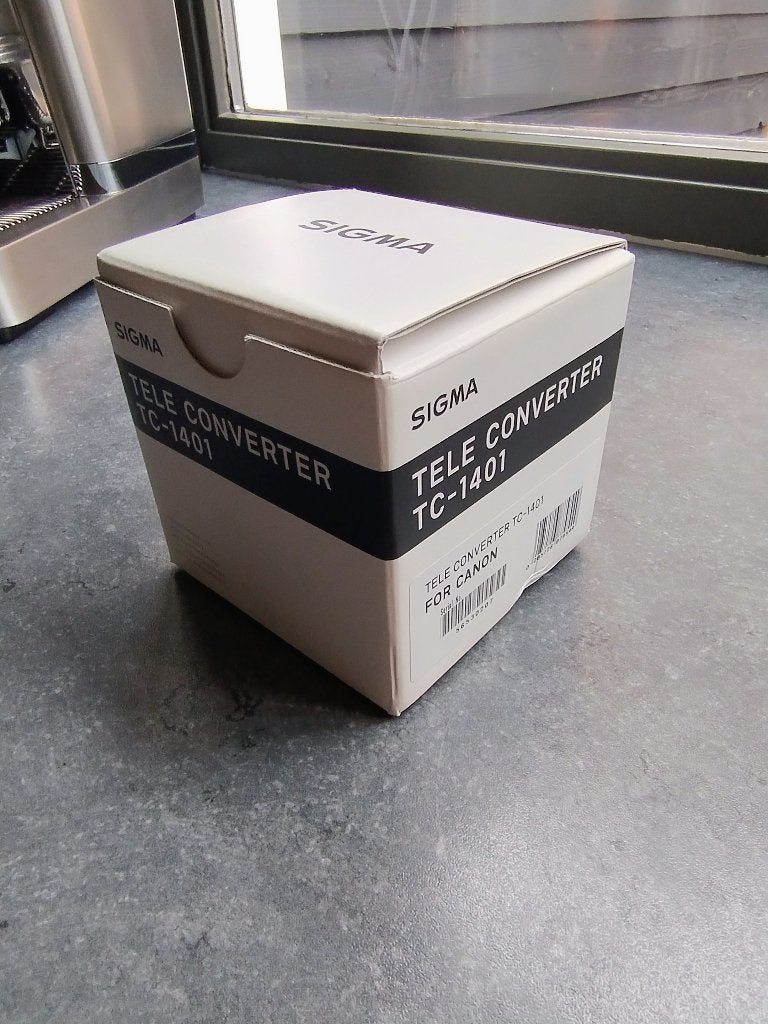 Sigma Teleconverter 1,4x - TC-1401 voor Canon EF, Sigma, Ophalen of Verzenden, Zo goed als nieuw, Voorzetlens/converter