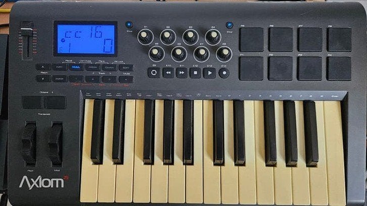 M-Audio Axiom 25 MIDI Keyboard Controller, Muziek en Instrumenten, Midi-apparatuur, Ophalen of Verzenden, Gebruikt