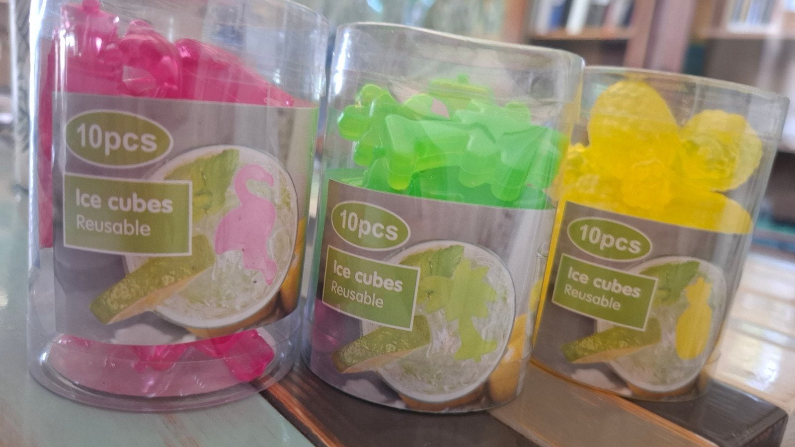 herbruikbare ijsblokjes flamingo's palmbomen en ananas, Ophalen of Verzenden, Nieuw
