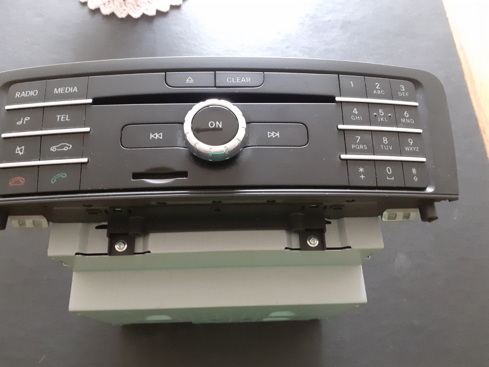 Mercedes radio type A klasse 2017., Ophalen, Gebruikt