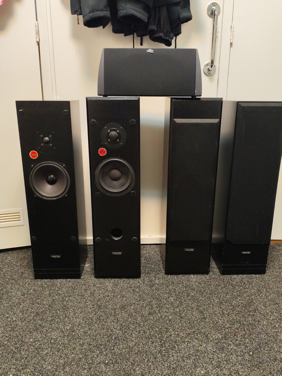 Top set surround speakers, Audio, Tv en Foto, Luidsprekers, Ophalen, 60 tot 120 watt, Surroundset, KEF